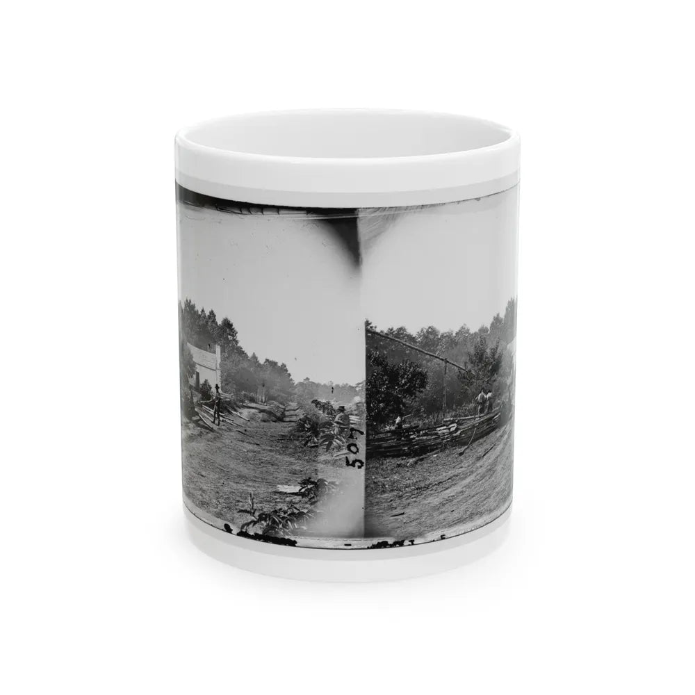 Cedar Mountain, Va. A Confederate Field Hospital (U.S. Civil War) White Coffee Mug-11oz-Go Mug Yourself