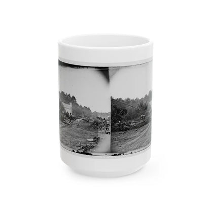 Cedar Mountain, Va. A Confederate Field Hospital (U.S. Civil War) White Coffee Mug-15oz-Go Mug Yourself