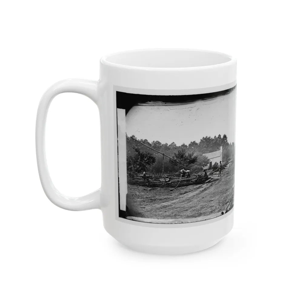 Cedar Mountain, Va. A Confederate Field Hospital (U.S. Civil War) White Coffee Mug-Go Mug Yourself