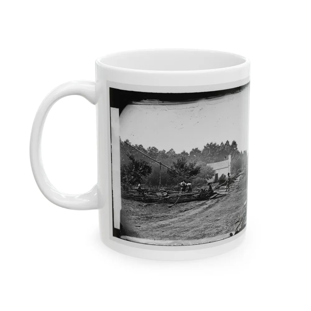 Cedar Mountain, Va. A Confederate Field Hospital (U.S. Civil War) White Coffee Mug-Go Mug Yourself