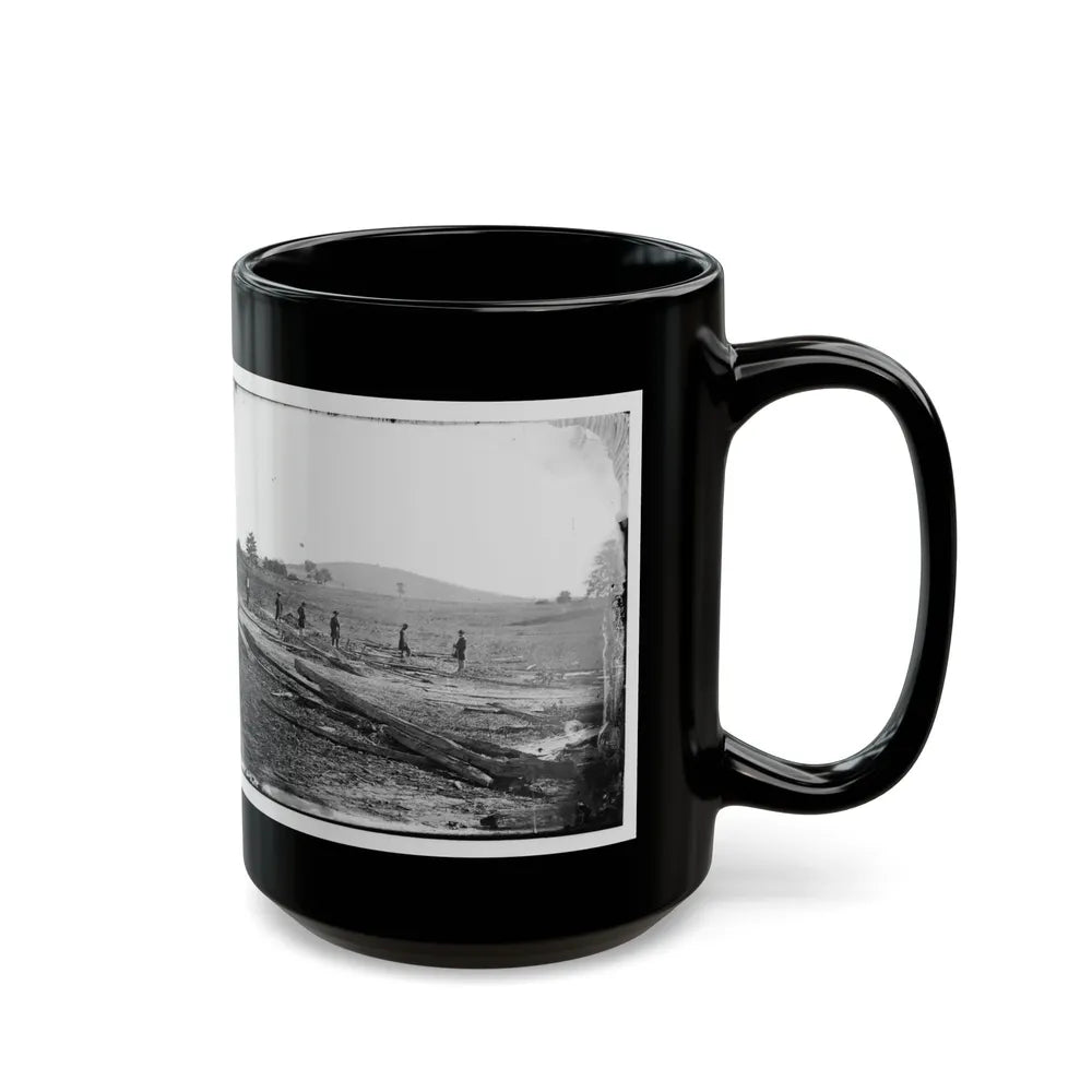 Cedar Mountain, Va. Union Graves On The Battlefield (U.S. Civil War) Black Coffee Mug-Go Mug Yourself