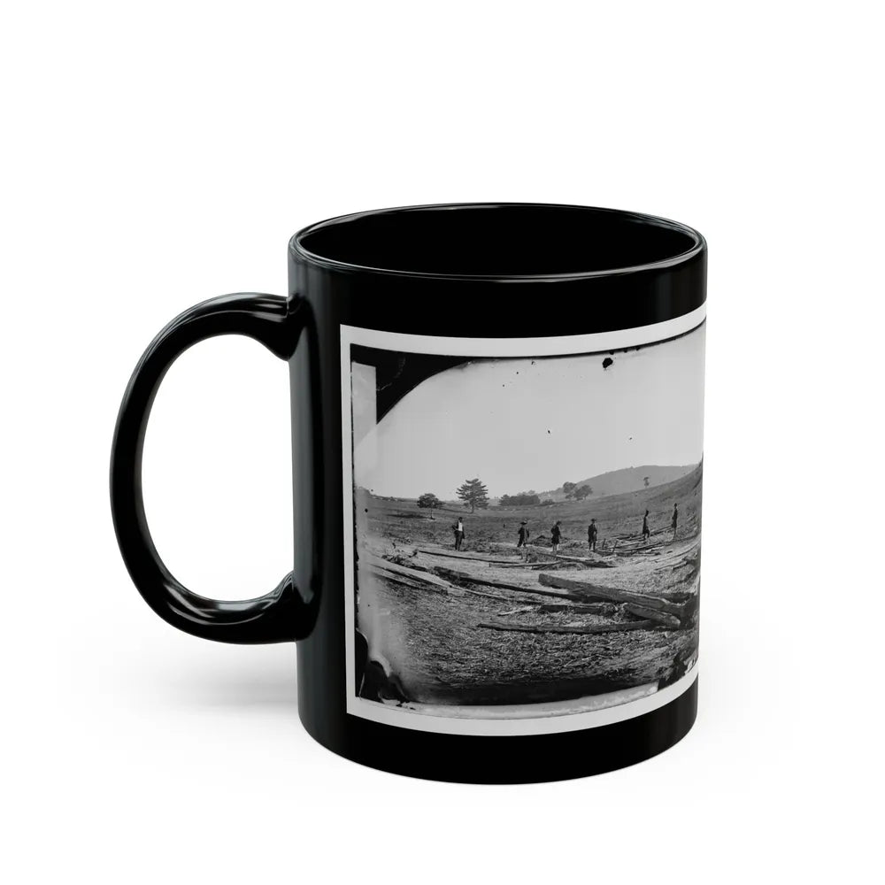 Cedar Mountain, Va. Union Graves On The Battlefield (U.S. Civil War) Black Coffee Mug-Go Mug Yourself