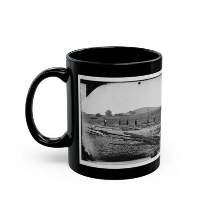 Cedar Mountain, Va. Union Graves On The Battlefield (U.S. Civil War) Black Coffee Mug-Go Mug Yourself