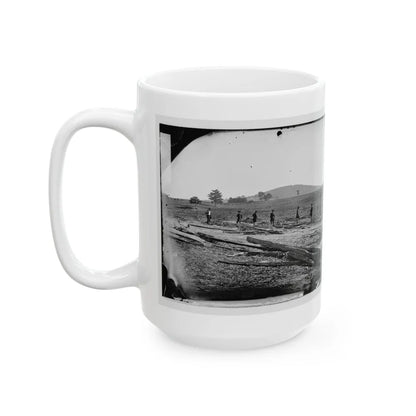 Cedar Mountain, Va. Union Graves On The Battlefield (U.S. Civil War) White Coffee Mug-Go Mug Yourself