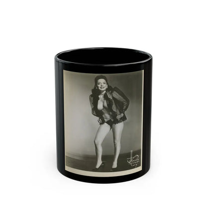 Evelyn West #09 (Vintage Female Icon) Black Coffee Mug-11oz-Go Mug Yourself