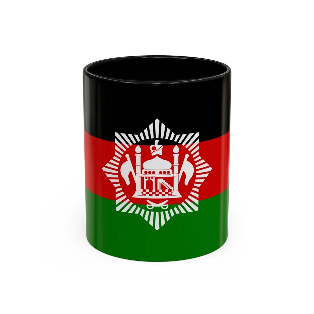 Flag of Afghanistan 1928 - Accent Coffee Mug-11oz-Black-Go Mug Yourself