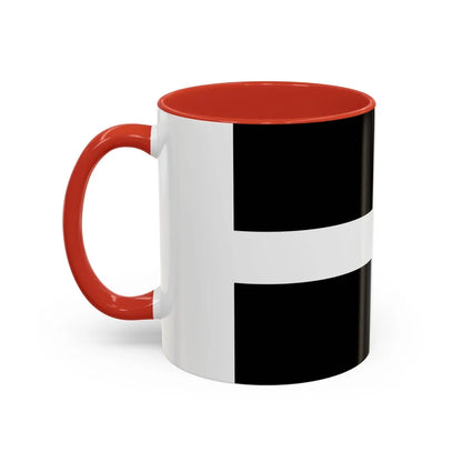 Flag of Cornwall UK - Accent Coffee Mug-Go Mug Yourself