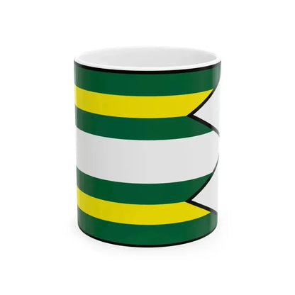 Celadice Nitra Flag (Slovakia) White Coffee Mug 11oz - Go Mug Yourself