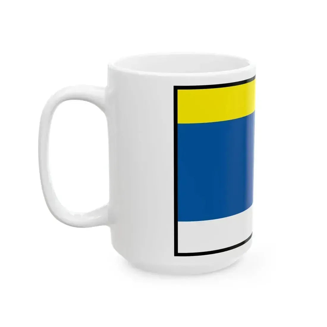 Celadince Topolcany Flag (Slovakia) White Coffee Mug - Go Mug Yourself