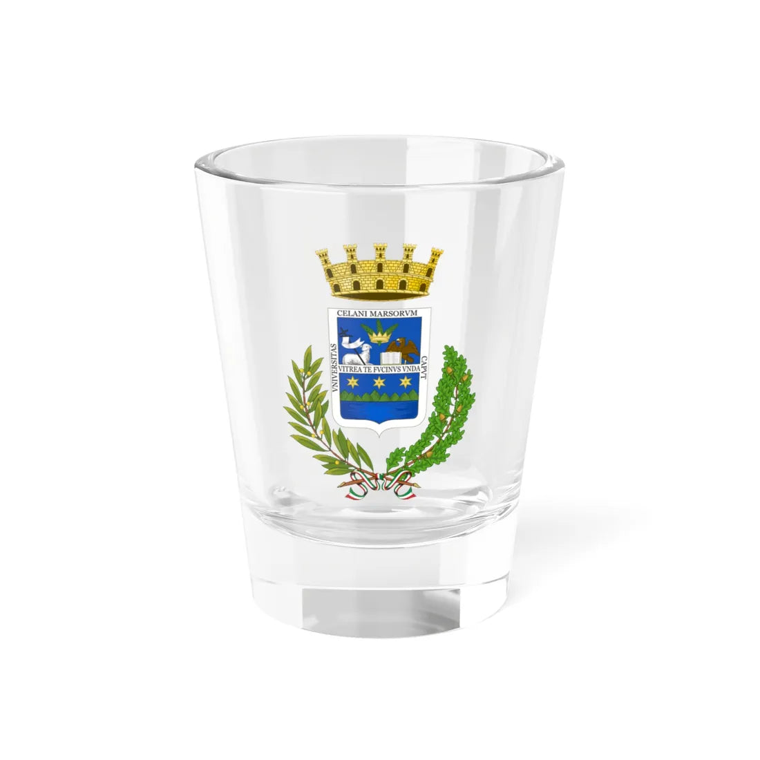 Celano-Stemma (Italy) (Coat of Arms) Shot Glass 1.5oz 1.5oz - Go Mug Yourself