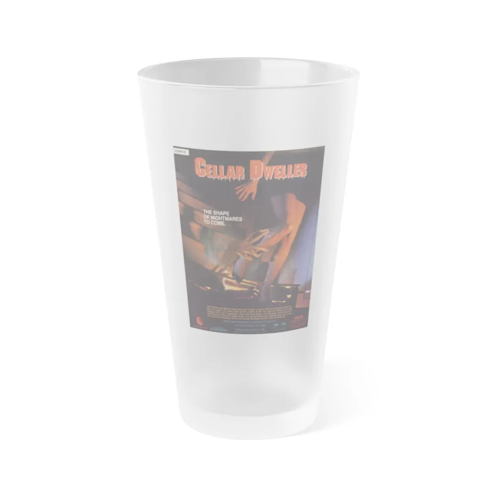 CELLAR DWELLER 1987 Movie Poster - Frosted Pint Glass 16oz-16oz-Frosted-Go Mug Yourself