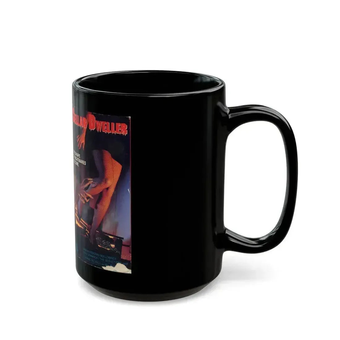 CELLAR DWELLER (VHS COVER) - Black Coffee Mug - Go Mug Yourself