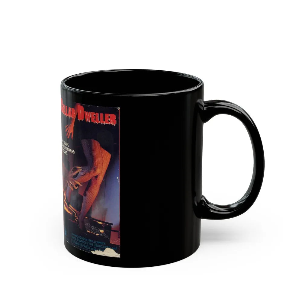 CELLAR DWELLER (VHS COVER) - Black Coffee Mug-Go Mug Yourself