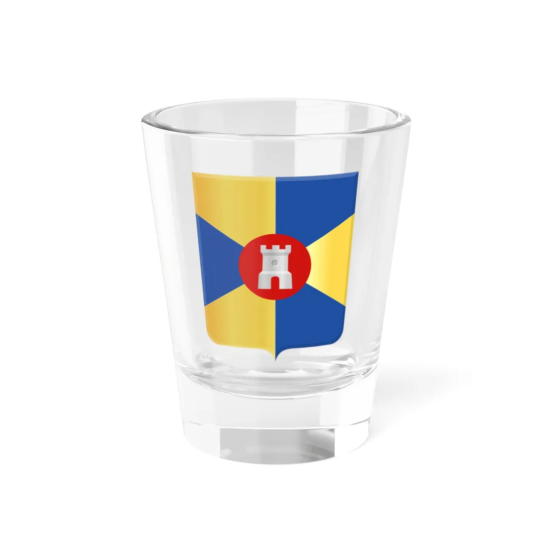 Celles wapen (Belgium) (Coat of Arms) Shot Glass 1.5oz 1.5oz - Go Mug Yourself