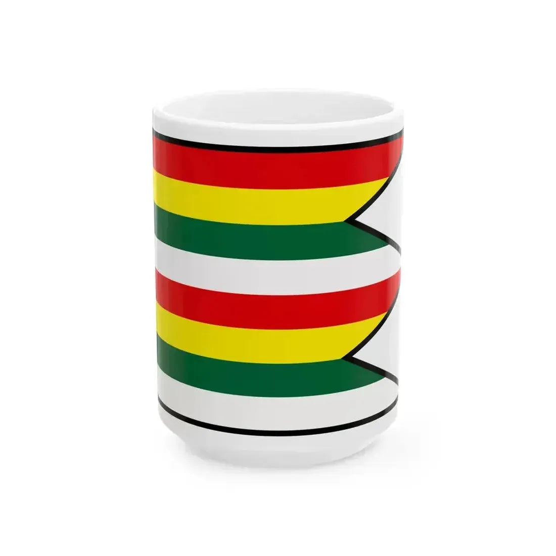 Celovce Trebisov Flag (Slovakia) White Coffee Mug 15oz - Go Mug Yourself