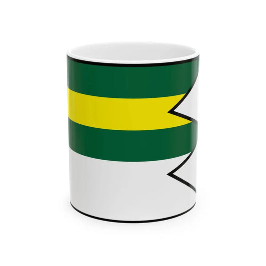 Celovce Velky Krtis Flag (Slovakia) White Coffee Mug 11oz - Go Mug Yourself