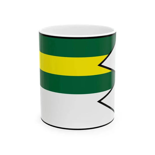Celovce Velky Krtis Flag (Slovakia) White Coffee Mug 11oz - Go Mug Yourself