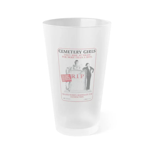 CEMETERY GIRLS (COUNT DRACULA'S GREAT LOVE) 1973 Movie Poster - Frosted Pint Glass 16oz 16oz Frosted - Go Mug Yourself
