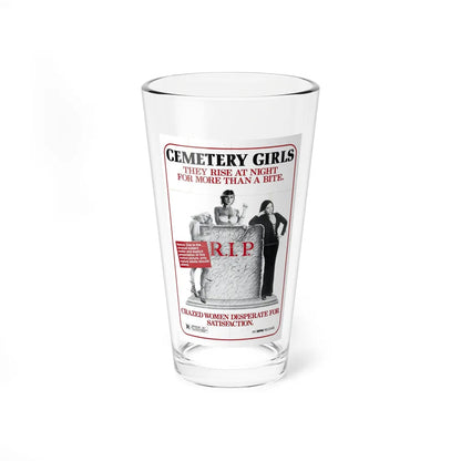 CEMETERY GIRLS (COUNT DRACULA'S GREAT LOVE) 1973 Movie Poster - Pint Glass 16oz-16oz-Go Mug Yourself