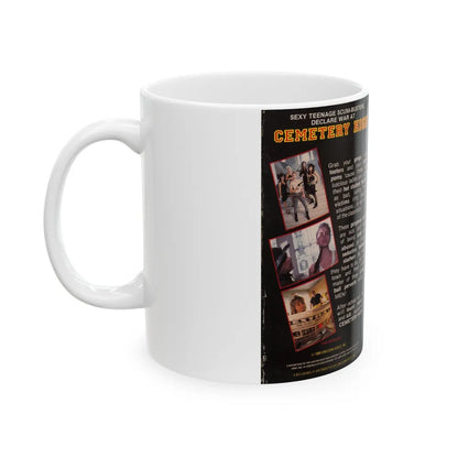 CEMETERY HIGH (VHS COVER) - White Coffee Mug-Go Mug Yourself