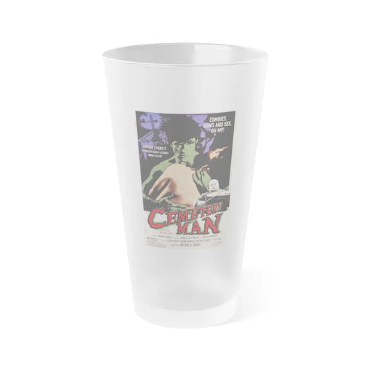 CEMETERY MAN (DELLAMORTE DELLAMORE) 1994 Movie Poster - Frosted Pint Glass 16oz-16oz-Frosted-Go Mug Yourself