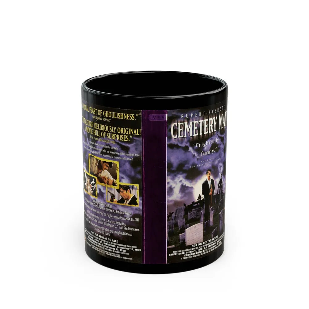 CEMETERY MAN (VHS COVER) - Black Coffee Mug-11oz-Go Mug Yourself