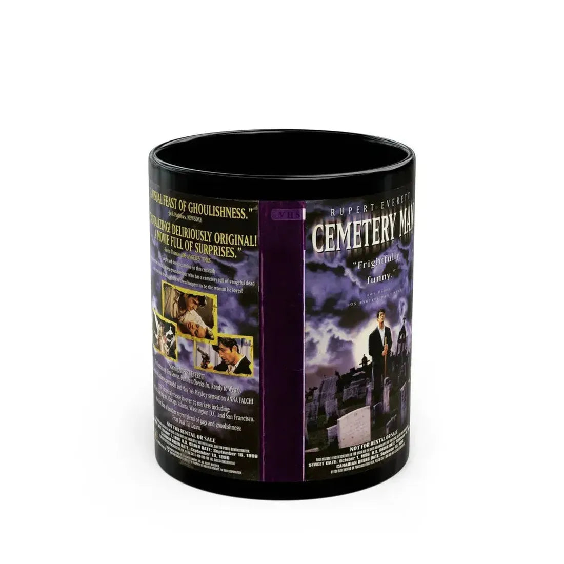 CEMETERY MAN (VHS COVER) - Black Coffee Mug 11oz - Go Mug Yourself