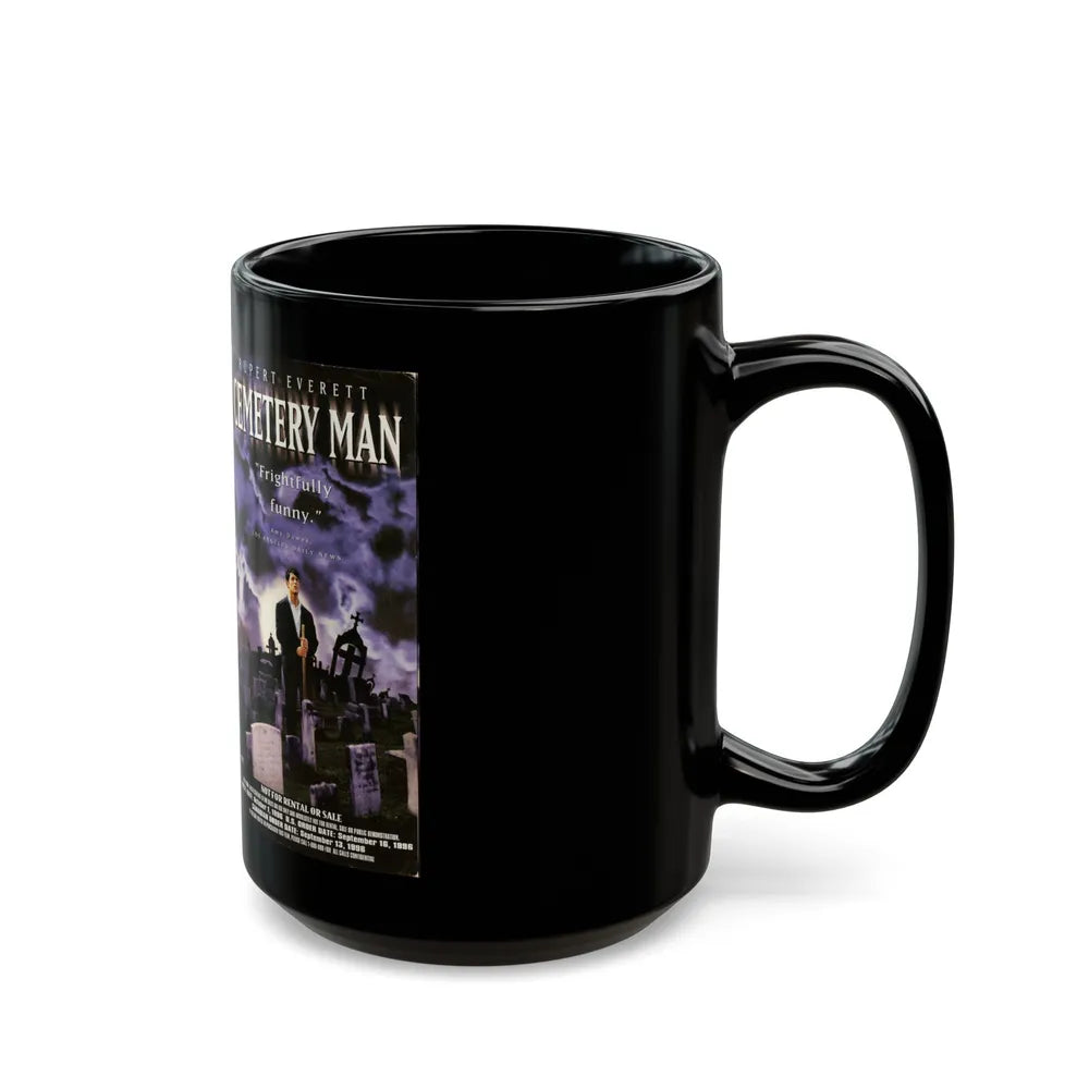 CEMETERY MAN (VHS COVER) - Black Coffee Mug-Go Mug Yourself