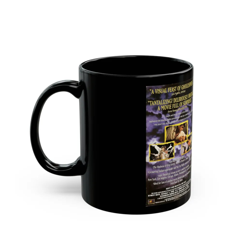 CEMETERY MAN (VHS COVER) - Black Coffee Mug-Go Mug Yourself