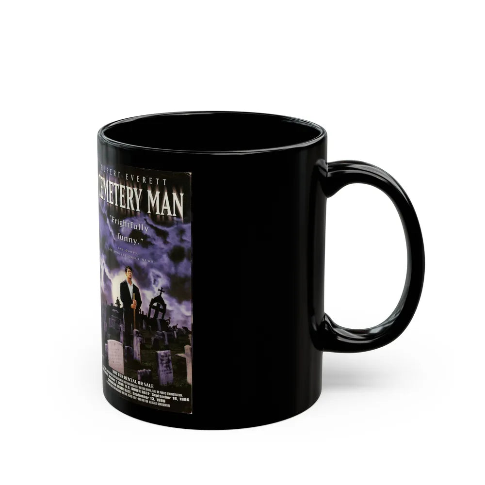 CEMETERY MAN (VHS COVER) - Black Coffee Mug-Go Mug Yourself