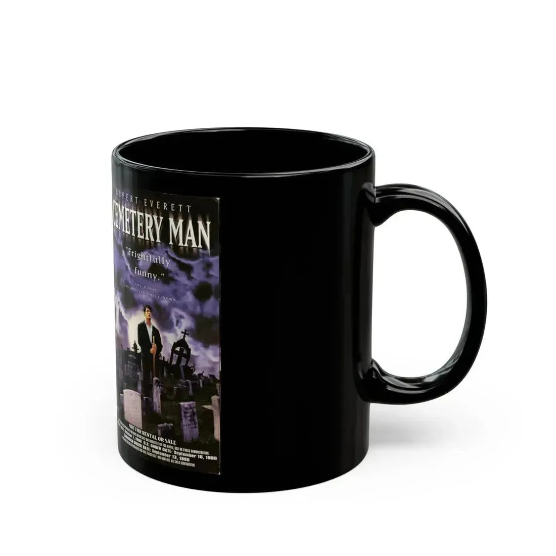 CEMETERY MAN (VHS COVER) - Black Coffee Mug - Go Mug Yourself