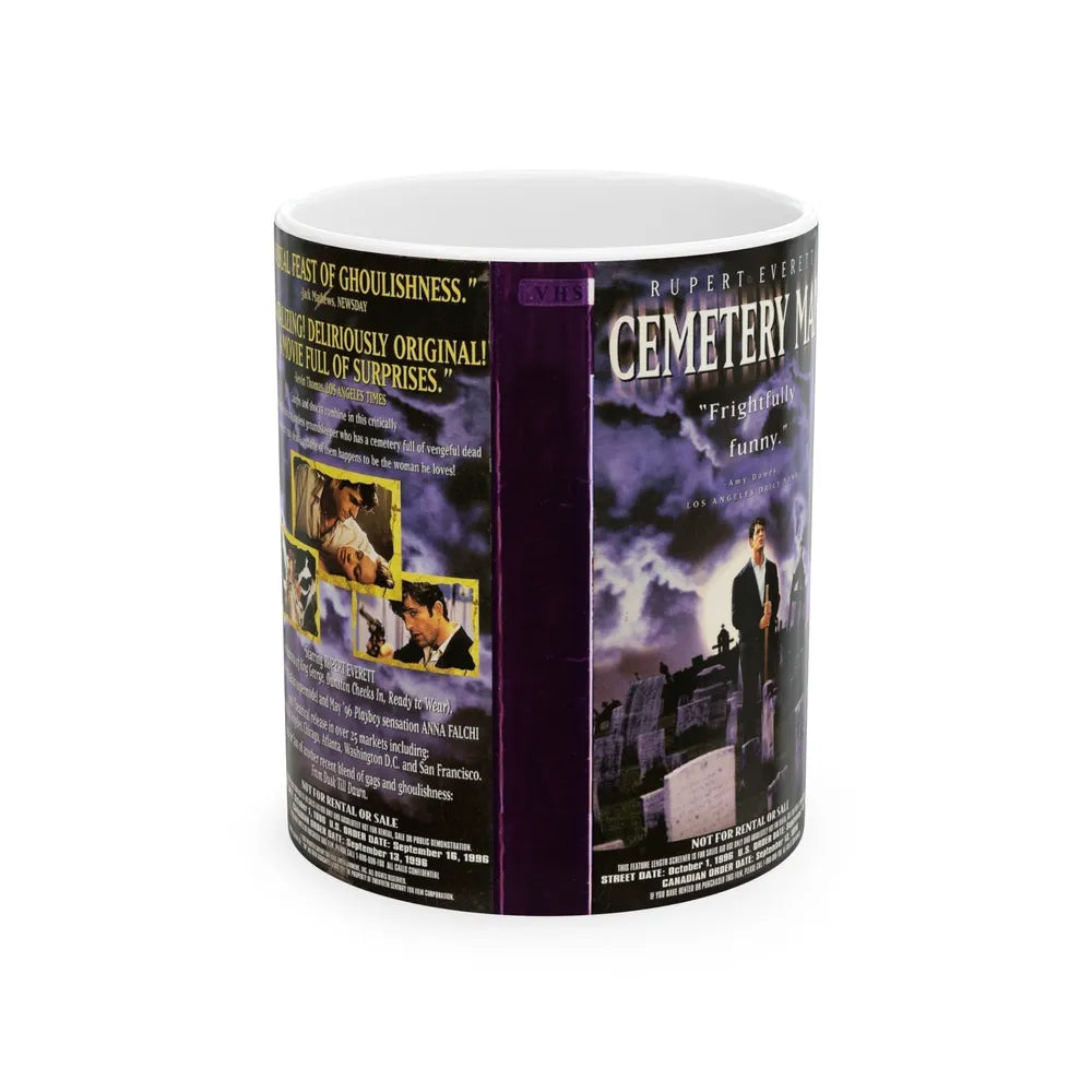 CEMETERY MAN (VHS COVER) - White Coffee Mug-11oz-Go Mug Yourself