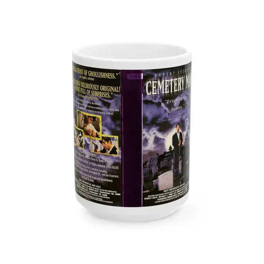 CEMETERY MAN (VHS COVER) - White Coffee Mug 15oz - Go Mug Yourself