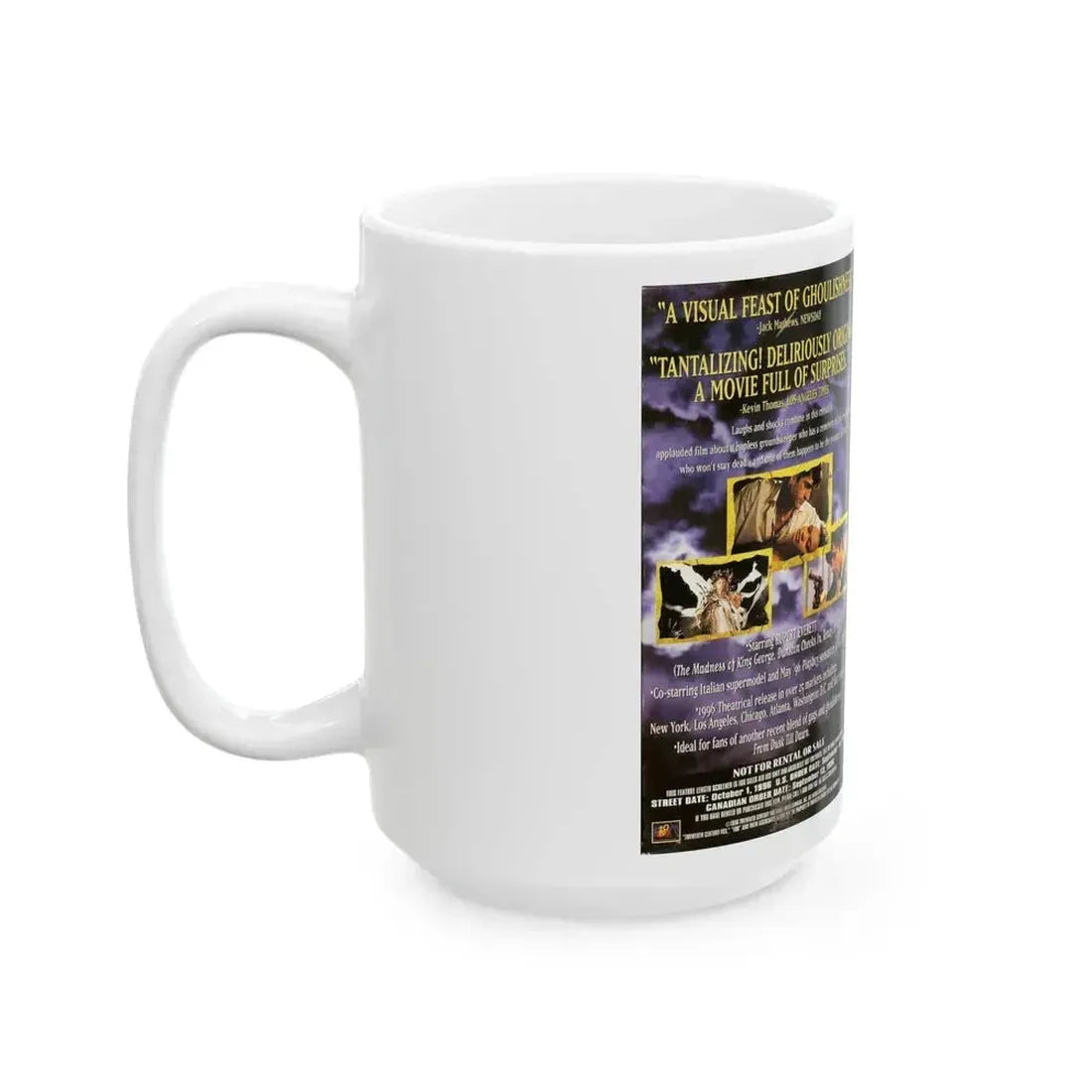 CEMETERY MAN (VHS COVER) - White Coffee Mug - Go Mug Yourself