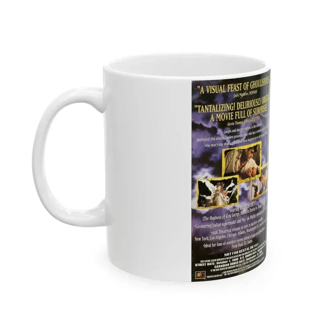 CEMETERY MAN (VHS COVER) - White Coffee Mug - Go Mug Yourself