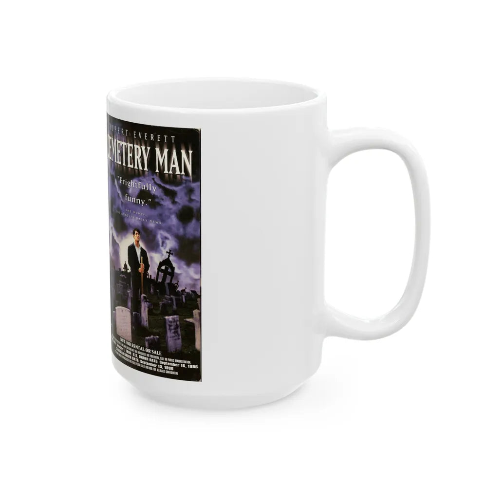 CEMETERY MAN (VHS COVER) - White Coffee Mug-Go Mug Yourself