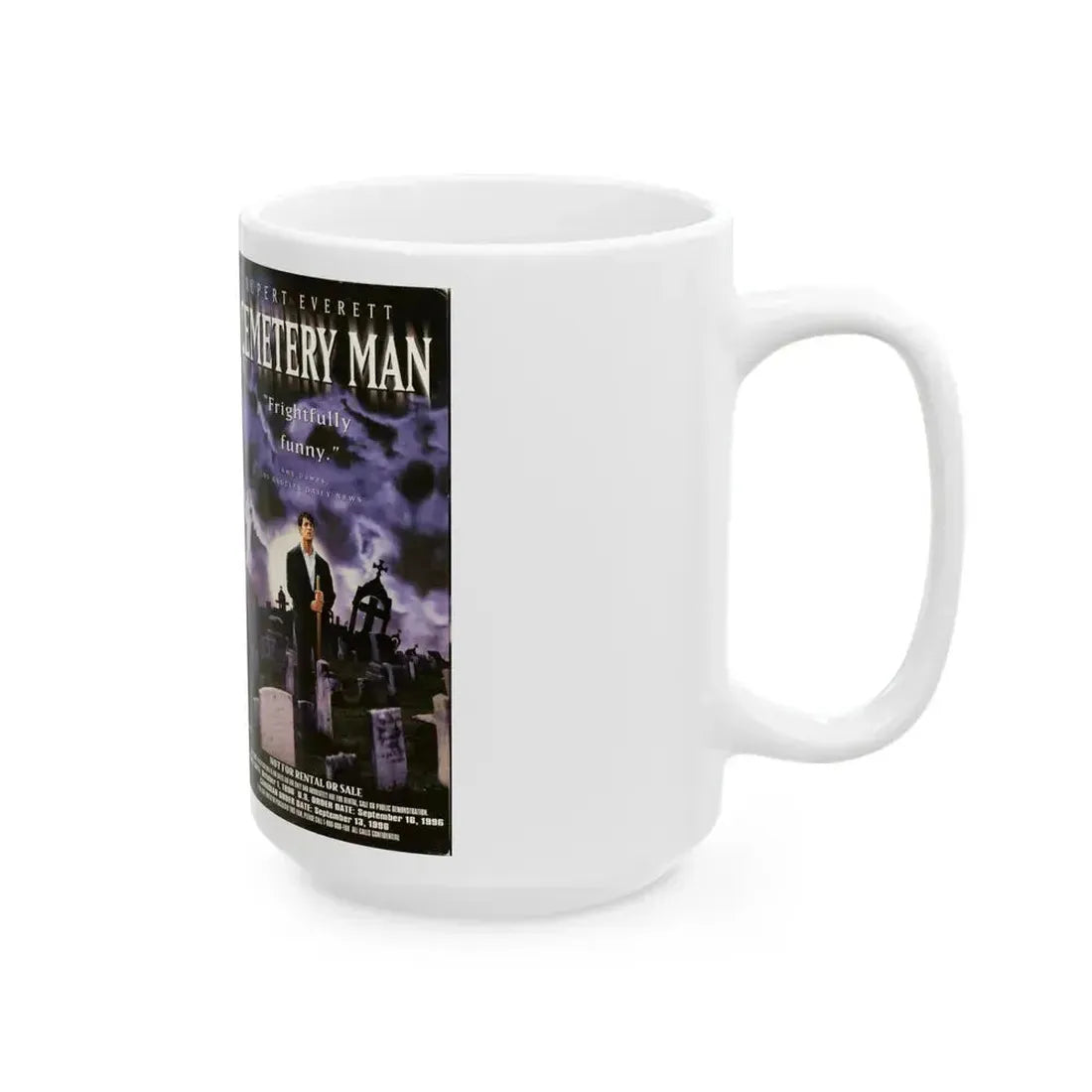 CEMETERY MAN (VHS COVER) - White Coffee Mug - Go Mug Yourself