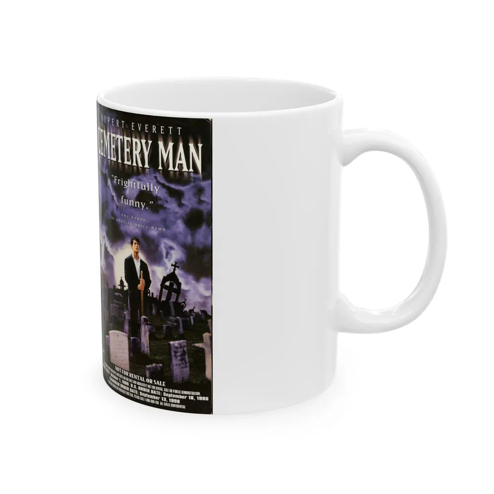 CEMETERY MAN (VHS COVER) - White Coffee Mug-Go Mug Yourself