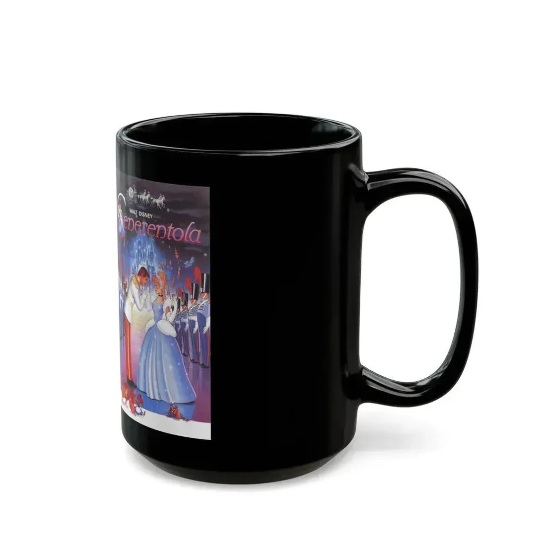 CENERENTOLA (VHS COVER) - Black Coffee Mug - Go Mug Yourself