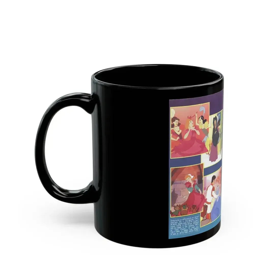CENERENTOLA (VHS COVER) - Black Coffee Mug - Go Mug Yourself