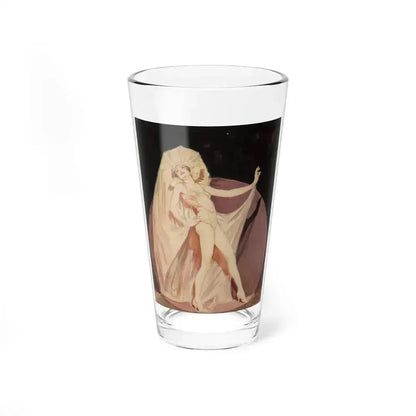 Censor Shape of the Stage, magazine cover study (Magazine Illustration) Pint Glass 16oz 16oz - Go Mug Yourself