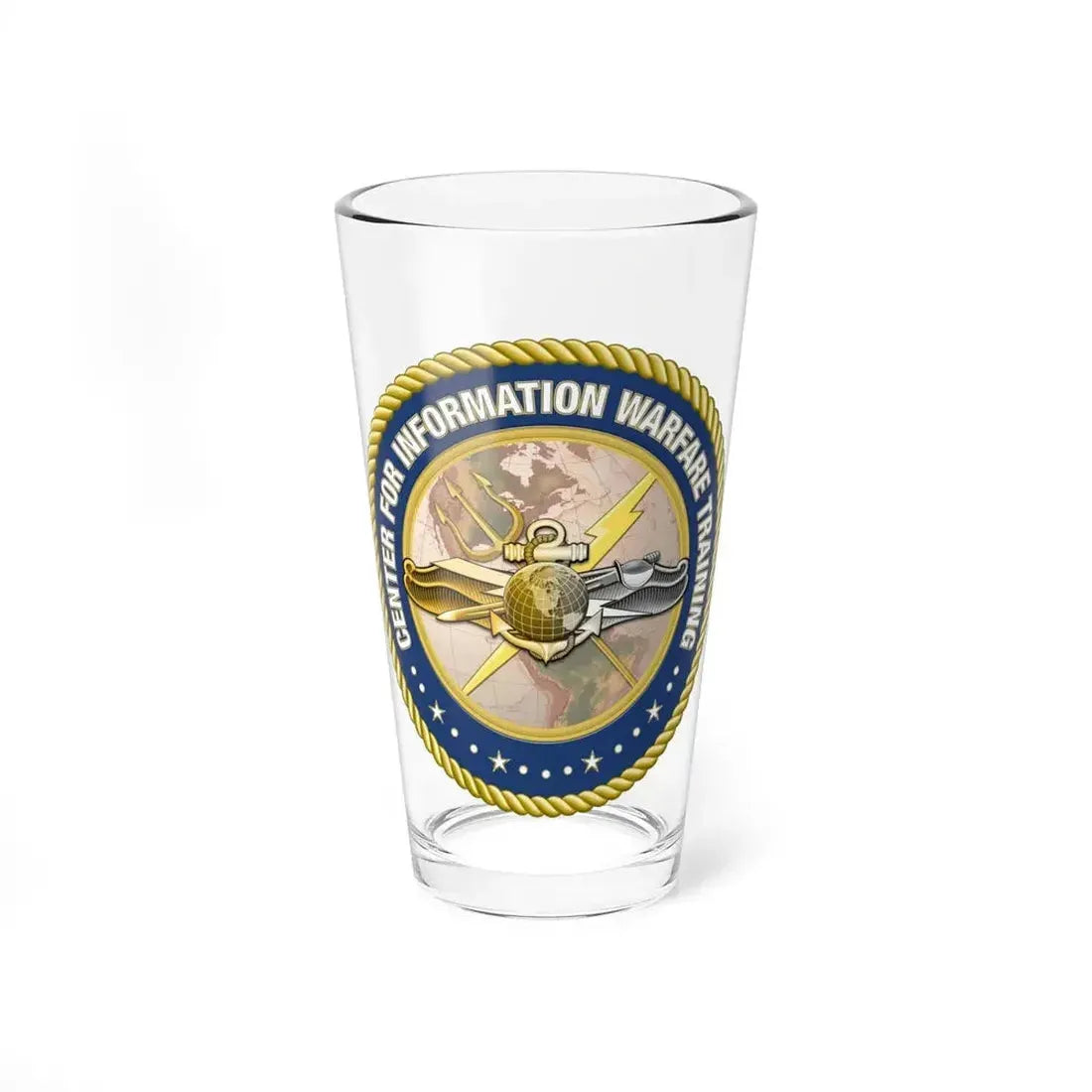 Center for Information Warfare Training (U.S. Navy) Pint Glass 16oz 16oz - Go Mug Yourself