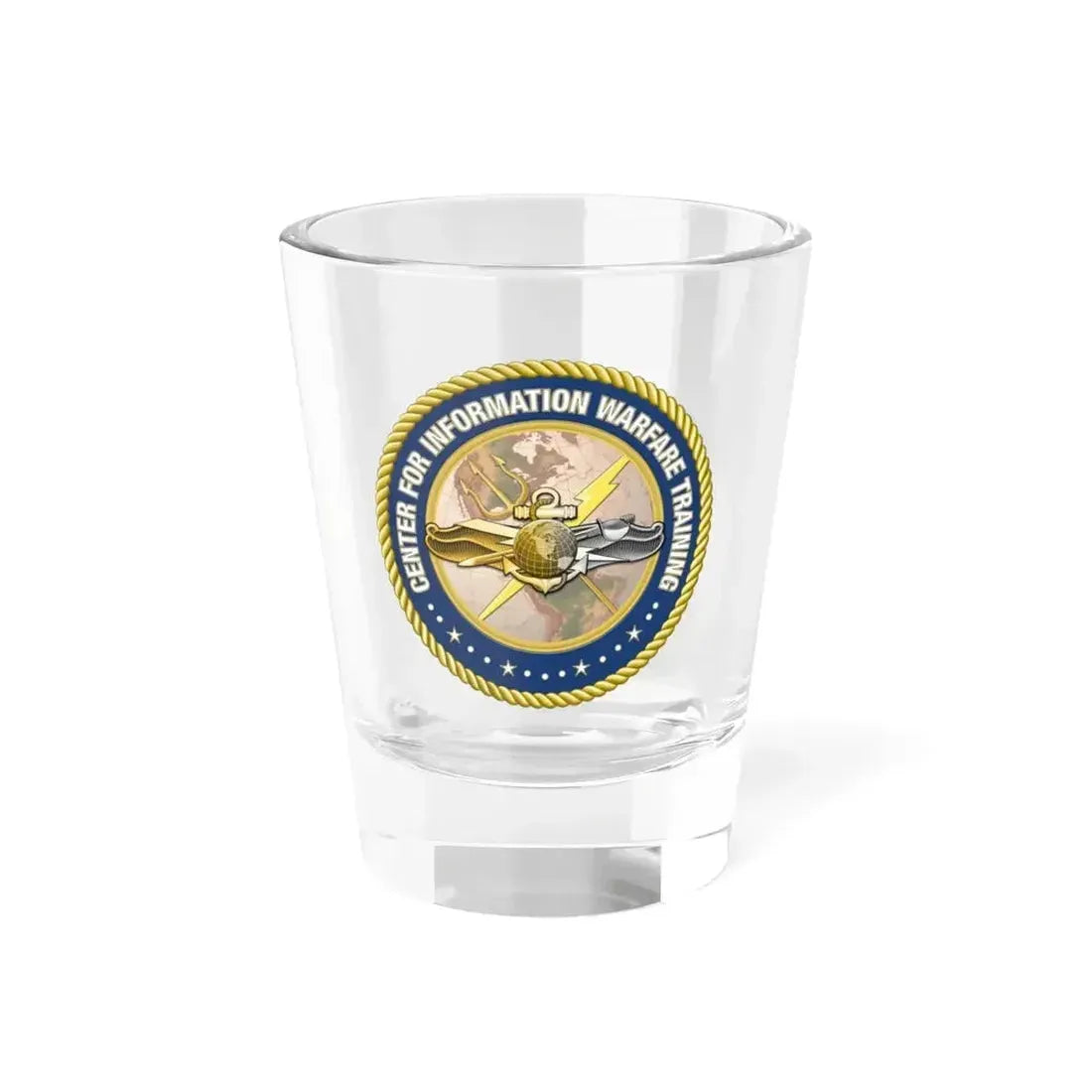 Center for Information Warfare Training (U.S. Navy) Shot Glass 1.5oz 1.5oz - Go Mug Yourself