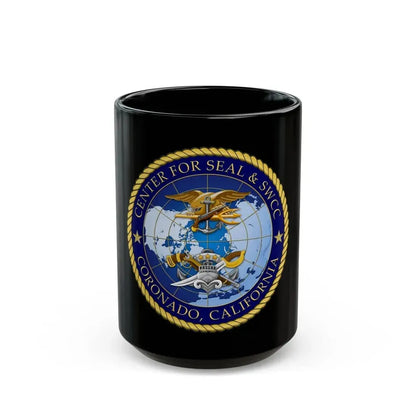 Center for SEAL and SWCC (U.S. Navy) Black Coffee Mug 15oz - Go Mug Yourself