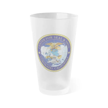 Center for SEAL and SWCC (U.S. Navy) Frosted Pint Glass 16oz Default Title - Go Mug Yourself