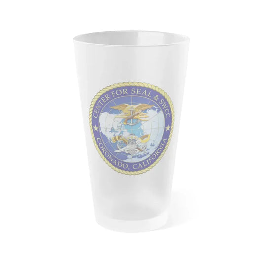 Center for SEAL and SWCC (U.S. Navy) Frosted Pint Glass 16oz Default Title - Go Mug Yourself