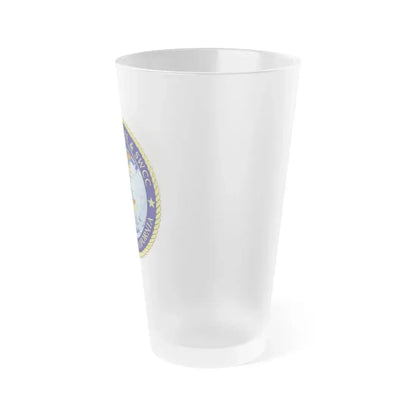 Center for SEAL and SWCC (U.S. Navy) Frosted Pint Glass 16oz - Go Mug Yourself