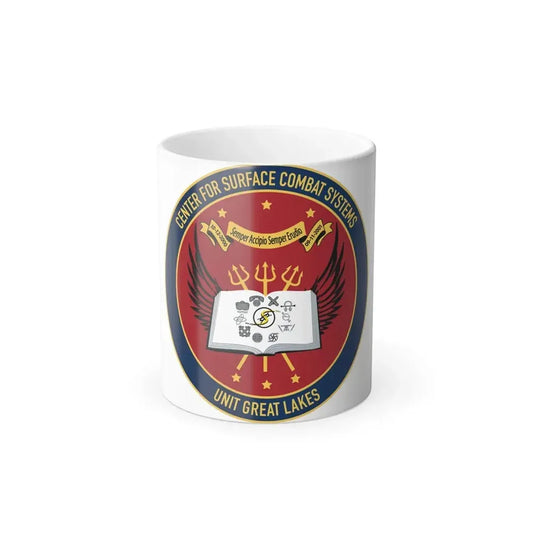 Center For Service Combat Systems Unit Great Lakes (U.S. Navy) Color Changing Mug 11oz Default Title 11oz - Go Mug Yourself