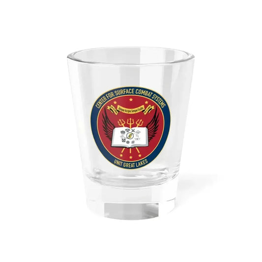 Center For Service Combat Systems Unit Great Lakes (U.S. Navy) Shot Glass 1.5oz 1.5oz - Go Mug Yourself