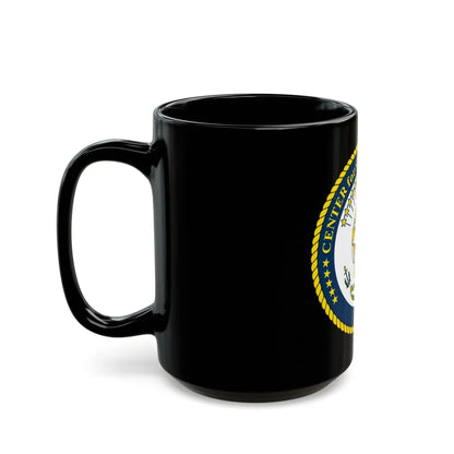 Center for Service Support Newport RI (U.S. Navy) Black Coffee Mug-Go Mug Yourself